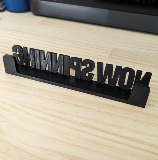 Vinyl Record Now Spinning Wall Mount Display Stand - Image 3