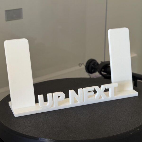 Vinyl Record Up Next Display Stand
